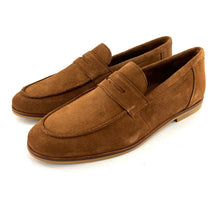 Load image into Gallery viewer, Mocassin SMART MOC en Suede Tabacco
