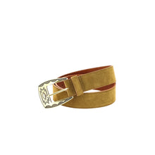 Charger l'image dans la galerie, Ceinture LA GRANDE MADJO en Velours Tobacco
