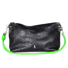 Load image into Gallery viewer, Sac MALLOW en Cuir Bubble Noir
