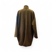 Load image into Gallery viewer, Manteau MILA en Laine Chevron Kaki
