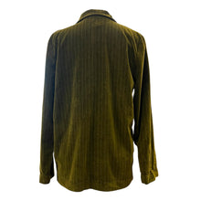 Load image into Gallery viewer, Veste SUD en Velours Vert Rayé
