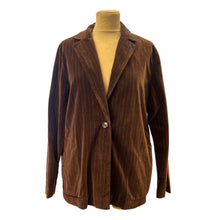 Load image into Gallery viewer, Veste SUD en Velours Marron Rayé
