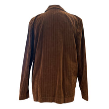 Load image into Gallery viewer, Veste SUD en Velours Marron Rayé

