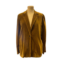 Load image into Gallery viewer, Veste SUD en Velours Camel Rayé
