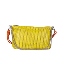 Charger l'image dans la galerie, Sac MALLOW en Cuir Perforé Jaune
