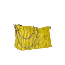 Charger l'image dans la galerie, Sac MALLOW en Cuir Perforé Jaune
