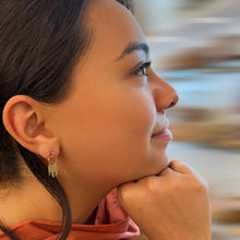 Load image into Gallery viewer, Boucle d'Oreille AMBRE S en Plaqué Or
