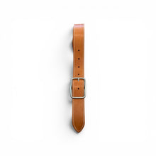Charger l'image dans la galerie, Ceinture Boucle Rectangulaire Vieil Argent en Cuir Whisky
