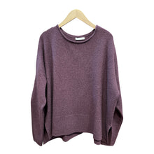 Load image into Gallery viewer, Pull Col Rond Bordeaux 100% Laine de Yak
