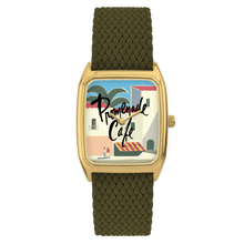 Charger l&#39;image dans la galerie, Montre RIVIERA Bracelet Perlon Kaki

