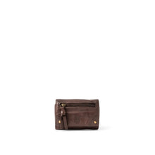 Load image into Gallery viewer, Portefeuille MM en Cuir Lavé Marron Foncé
