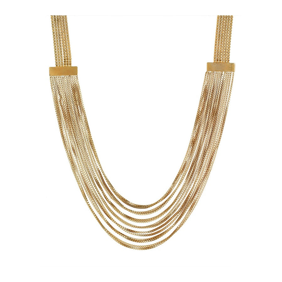 Collier Plastron GALA en Plaqué Or