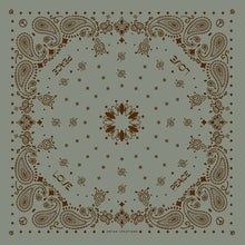 Charger l&#39;image dans la galerie, Bandana de Soie Shadow / Ganache
