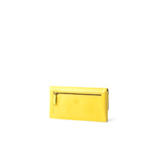 Charger l'image dans la galerie, Portefeuille Grand Format en Cuir Jaune
