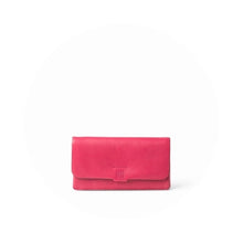 Charger l'image dans la galerie, Portefeuille Grand Format en Cuir Rose
