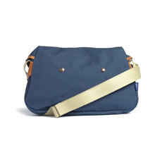 Load image into Gallery viewer, Sac Besace LÉON en Toile Bleu Marin
