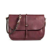 Load image into Gallery viewer, Sac Postier PASTEL en Cuir Tourbe
