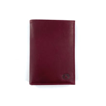 Load image into Gallery viewer, Portefeuille GM Vertical Bordeaux &quot;Made in France&quot;
