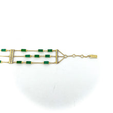 Load image into Gallery viewer, Bracelet MARA en Onyx Vert
