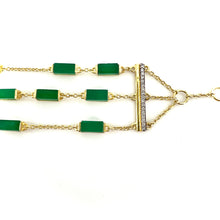 Load image into Gallery viewer, Bracelet MARA en Onyx Vert
