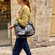 Load image into Gallery viewer, Sac GLOBO en Cuir Black
