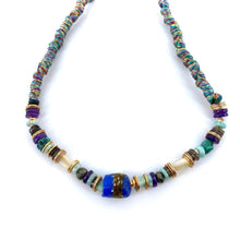 Charger l&#39;image dans la galerie, Collier AFRICA Lapis Lazuli et Turquoises
