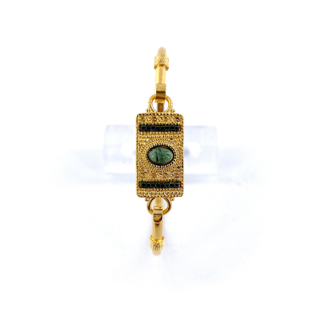 Jonc MEI en Rubis Zoisite