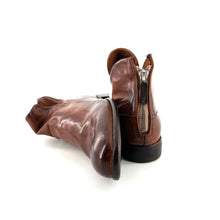 Load image into Gallery viewer, Boots Tige Courte en Cuir Lavé Camel
