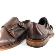 Load image into Gallery viewer, Chaussure Double Boucle en Cuir Camel
