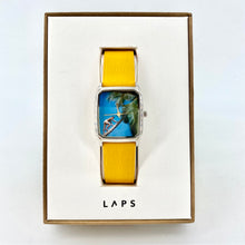 Load image into Gallery viewer, Montre COCONUT Bracelet Cuir Orange
