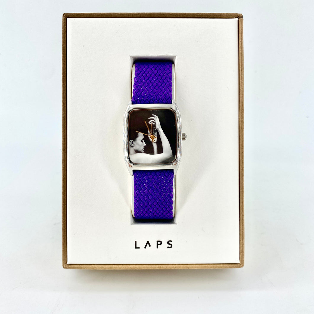 Montre GIORGIA Bracelet Perlon Noir