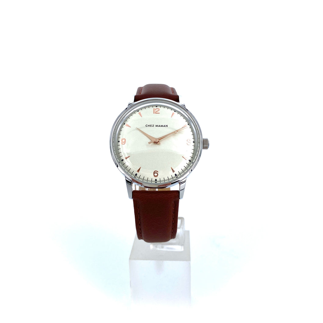 Montre DEUZIO Silver / Brown