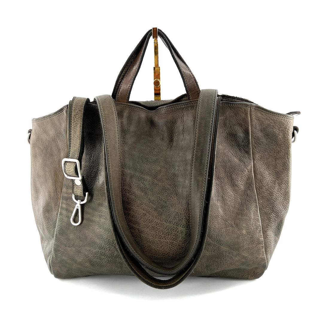 Sac COUNTRY en Cuir Bancha Green