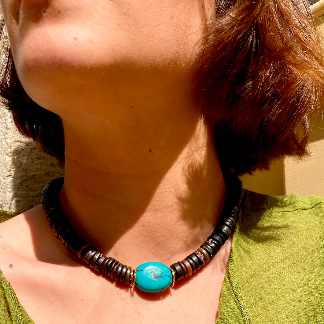 Large Ras de Cou Turquoise