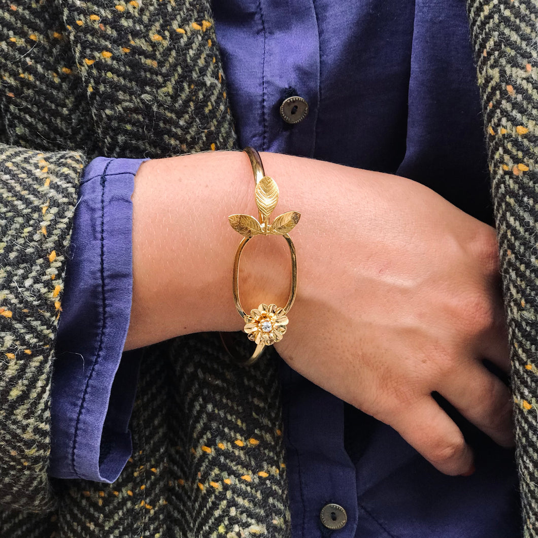 Jonc XERES en Plaqué Or