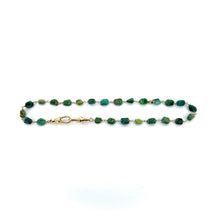 Charger l&#39;image dans la galerie, Collier LENNY en Chrysocolle et Plaqué Or
