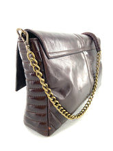 Load image into Gallery viewer, Sac VELA en Cuir Dark Brown
