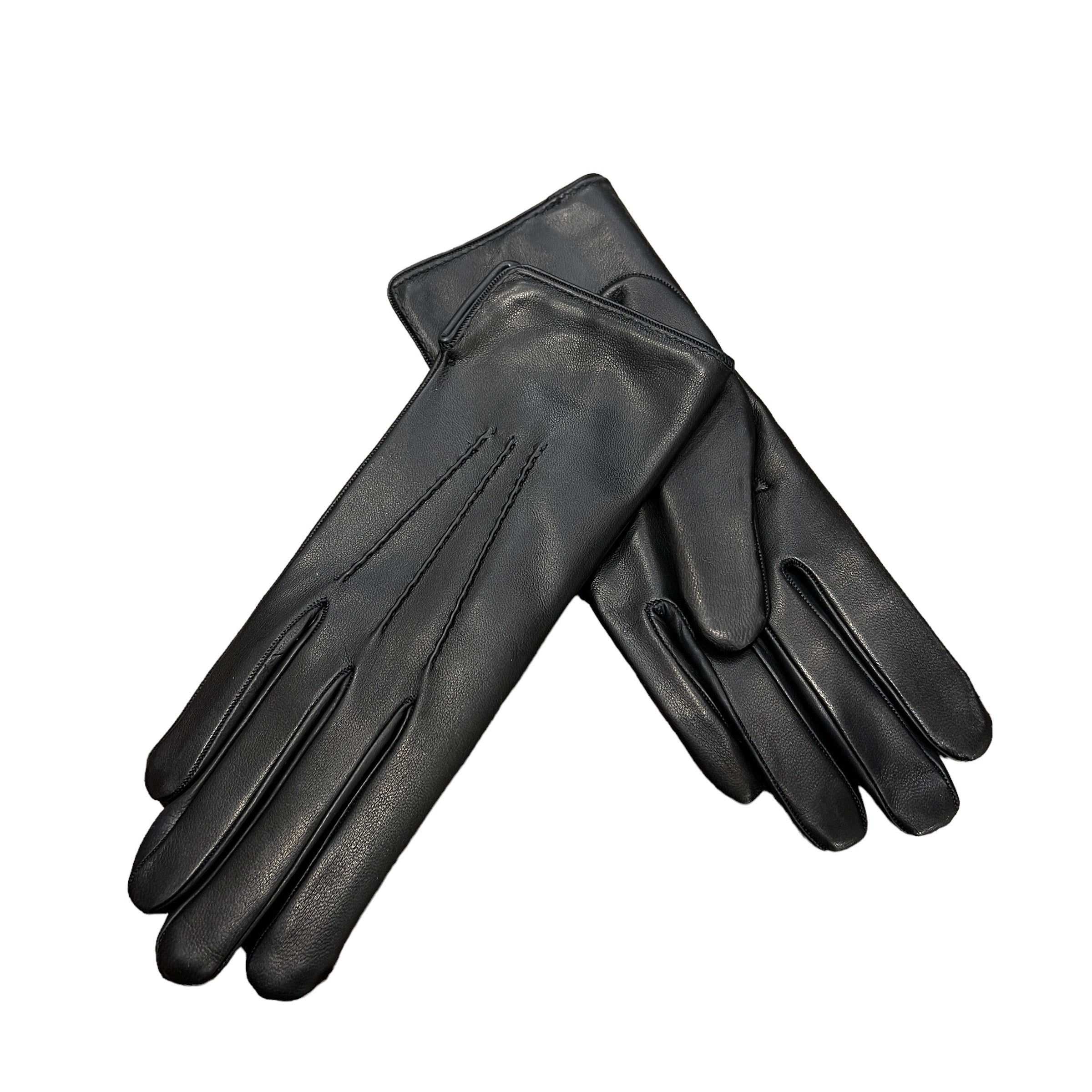 Gants Homme en Cuir Doublés Lapin et Soie Andrew | Gants